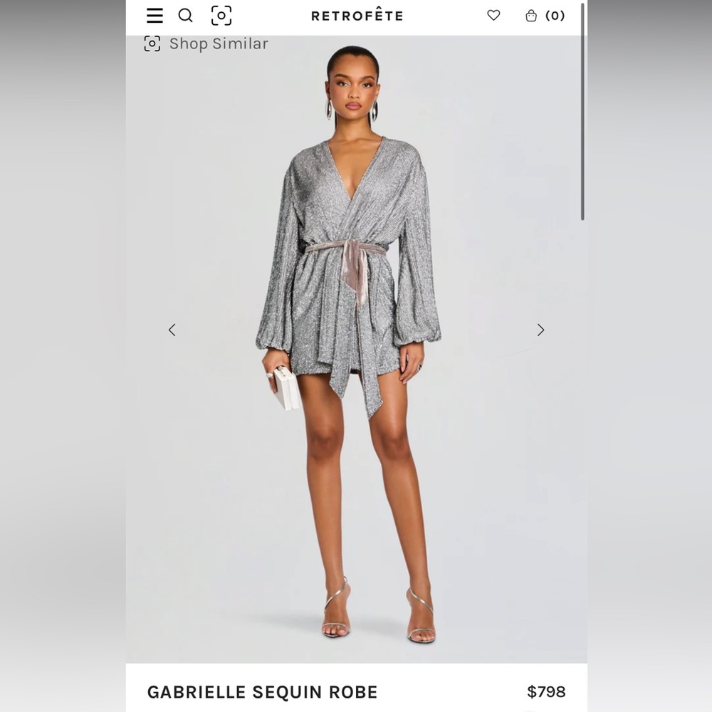 Retrofete Gabrielle sequin robe dress
